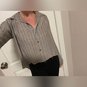 Hi-lo Elizabeth and James 100% still tunic top button up